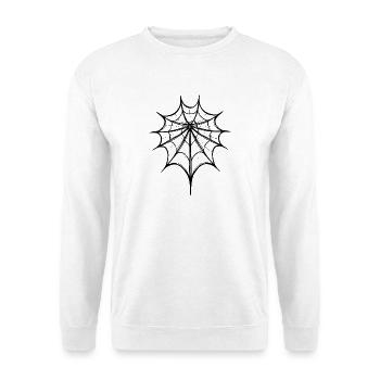Abstract Spider Web – Line Art - Unisex Sweatshirt - white - Front