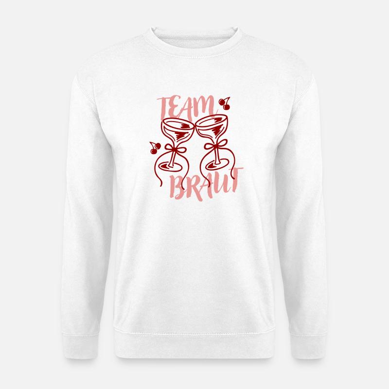 Team Bride – Cherry Jars - Unisex Sweatshirt - white