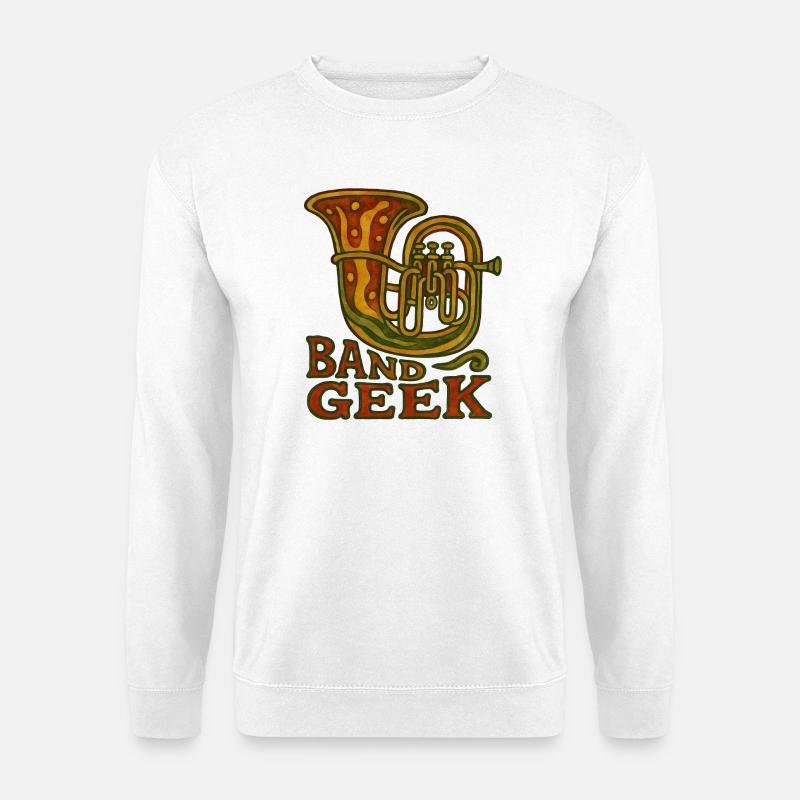Band Geek - Unisex Pullover - Weiß