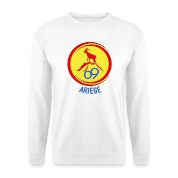 Alpine ibex Ariège 09 - Unisex Sweatshirt - white - Front