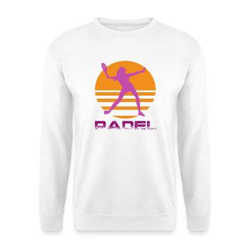 Padel - Unisex Pullover - Weiß - Vorne
