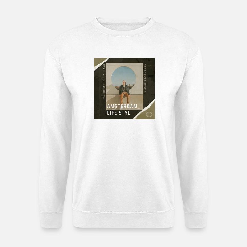 Amsterdam Life Style - Unisex Pullover - Weiß