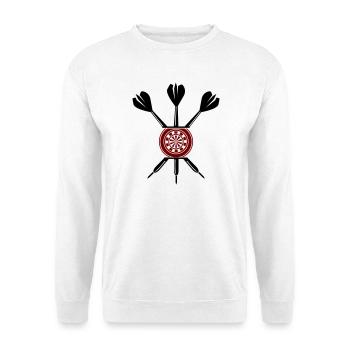 Dart Darts - Unisex Sweatshirt - white - Front