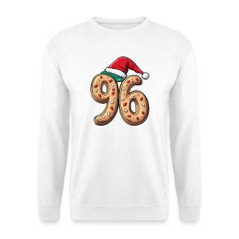 96 Biscuit Noël - Sweat-shirt Unisexe - blanc - Devant