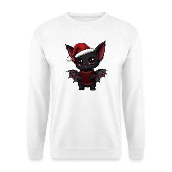 Noël de Noël de Chauves-souris - Sweat-shirt Unisexe - blanc - Devant