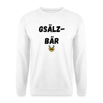 Gsälzbär Swabian - Unisex Sweatshirt - white - Front