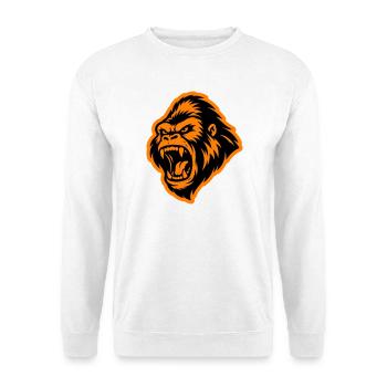 Gorilla Head - Unisex Sweatshirt - white - Front
