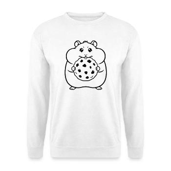 Résumé du biscuit hamster biscuit - Sweat-shirt Unisexe - blanc - Devant