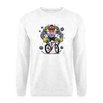 BMX Dämon Kraftkoloss - Unisex Pullover - Weiß - Vorne