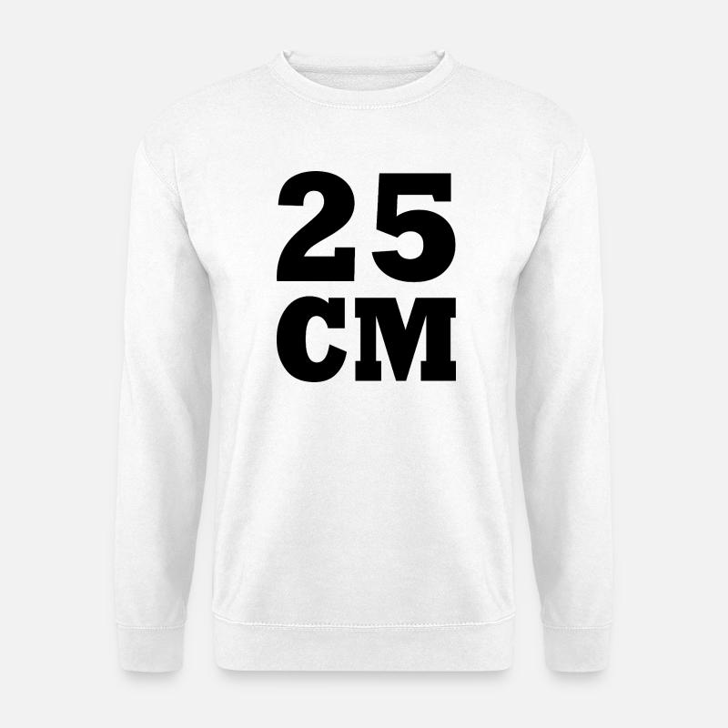 25 cm - Unisex Sweatshirt - white