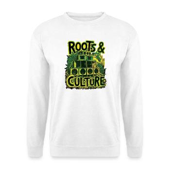 Roots Culture Dub Reggae - Unisex Pullover - Weiß - Vorne