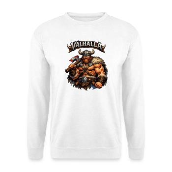 Héros Viking de la Hache de Valhalla - Sweat-shirt Unisexe - blanc - Devant