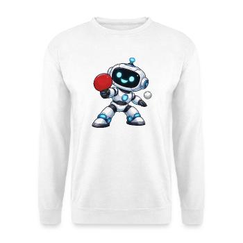 Robot Table Tennis - Unisex Sweatshirt - white - Front