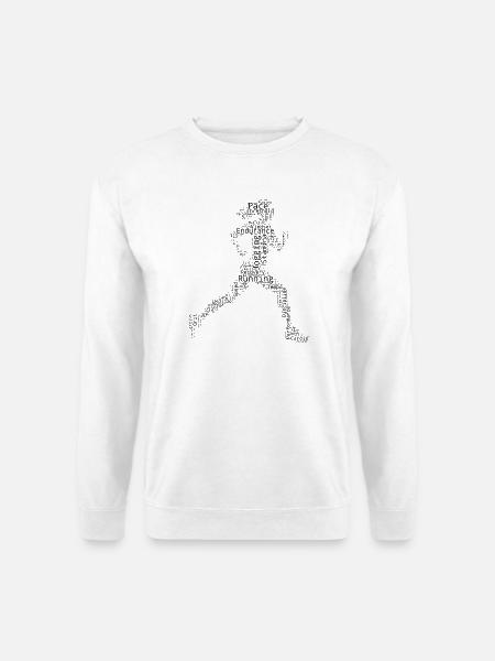 Geschenkidee für eine Running mit Running - Unisex Pullover - Weiß