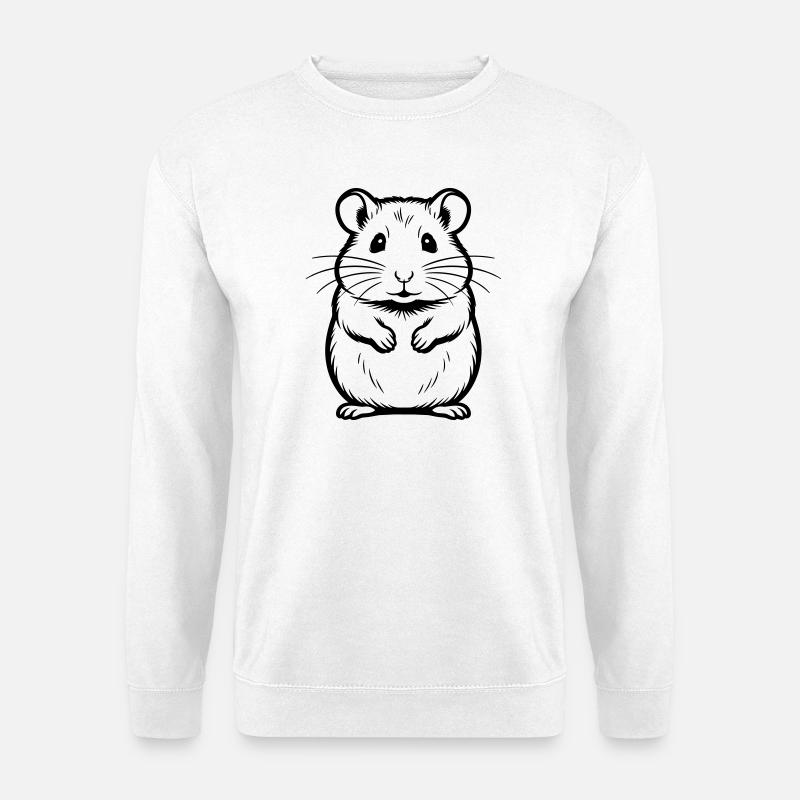 Hamster - Unisex Pullover - Weiß
