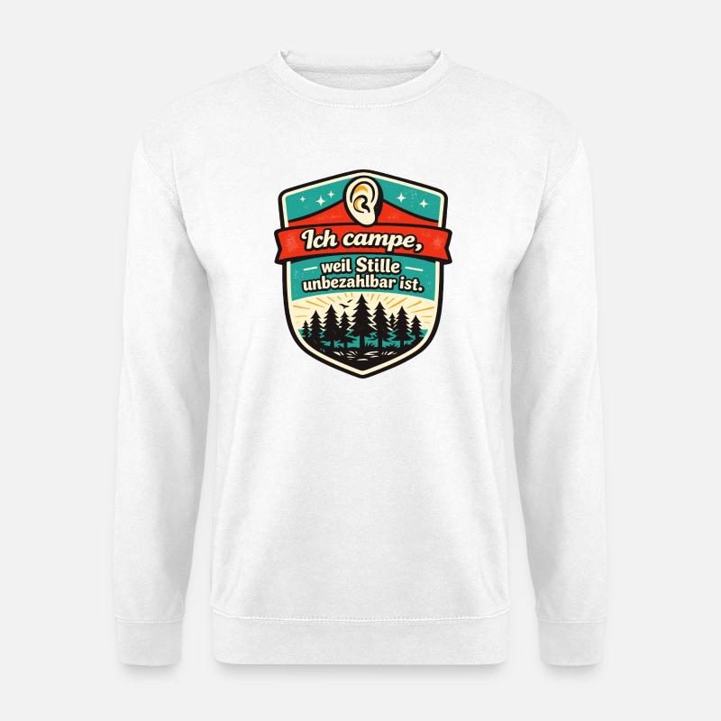 Wohnmobil Herzschlag Camper - Unisex Pullover - Weiß