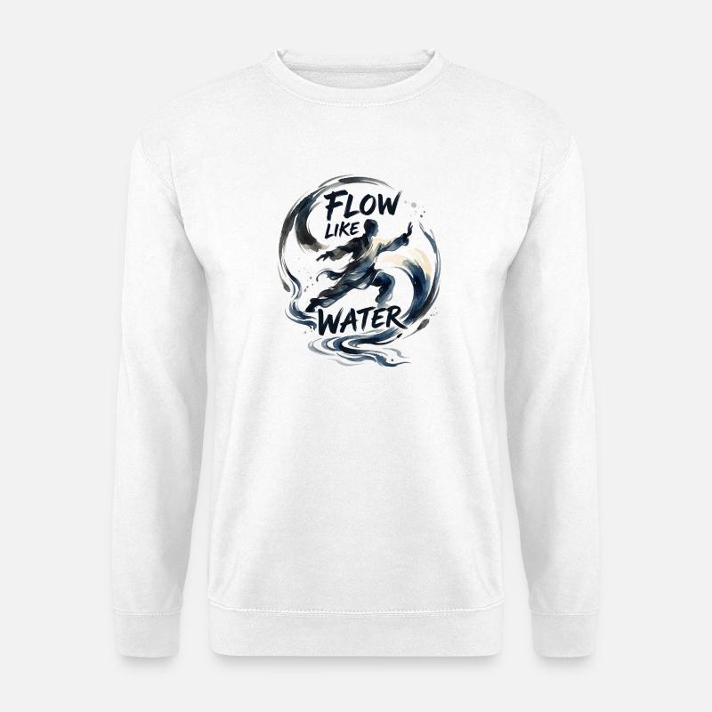 Tai Chi Flow - Unisex Sweatshirt - white
