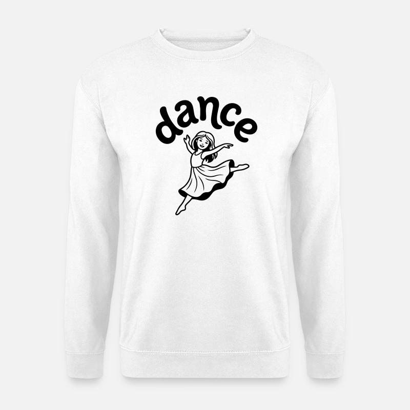 dancing girl - Unisex Sweatshirt - white