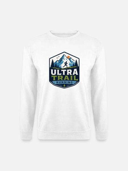 Ultra Trail Running - Unisex Sweatshirt - white