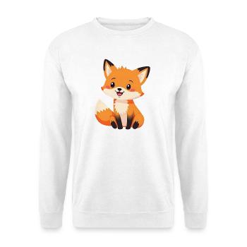 Renard - Sweat-shirt Unisexe - blanc - Devant