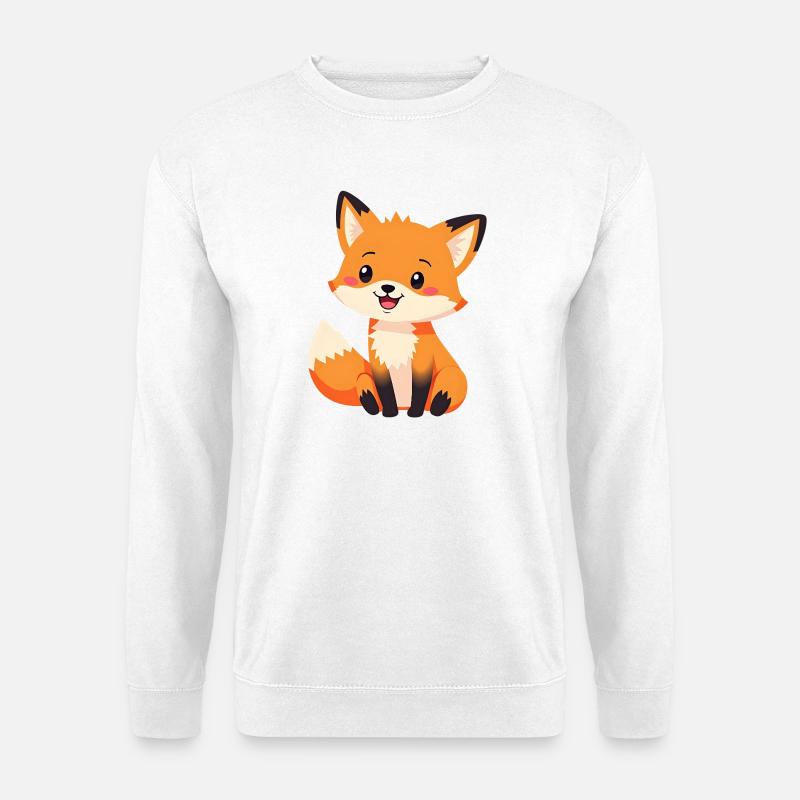 Fox - Unisex Sweatshirt - white
