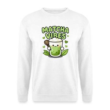 Illustration de tasse Matcha Vibes - Sweat-shirt Unisexe - blanc - Devant