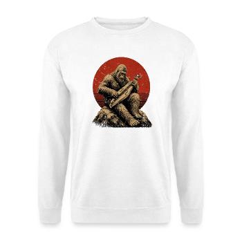 dulcimer dulcimer musician plucked instrument - Unisex Sweatshirt - white - Front