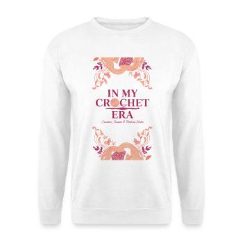 In My Crochet Era Creative Threads Modern Hooks - Unisex Sweatshirt - white - Front