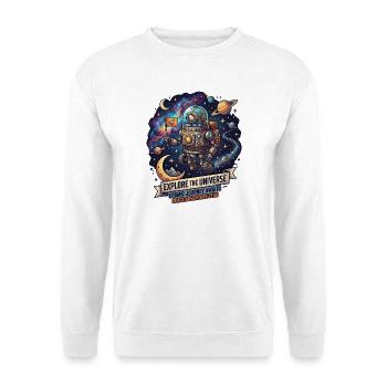 Cosmos Adventure Robot Explorer - Sweat-shirt Unisexe - blanc - Devant