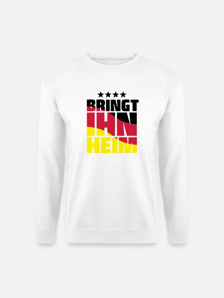bringt ihn heim! WM pokal - Unisex Pullover - Weiß