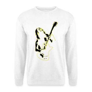 Rock' Roll is life ✔ - Unisex Pullover - Weiß - Vorne
