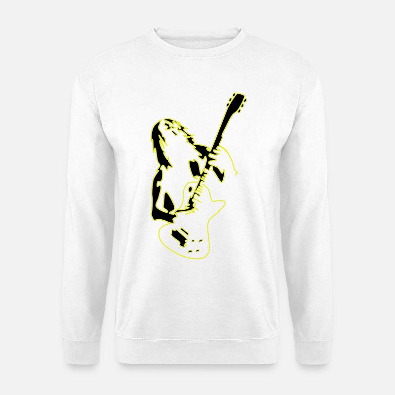 Rock' Roll is life ✔ - Unisex Pullover - Weiß