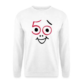 50 years old and still fresh! - Unisex Sweatshirt - white - Front