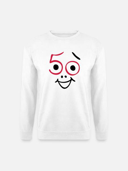 50 ans et toujours frais! - Sweat-shirt Unisexe - blanc