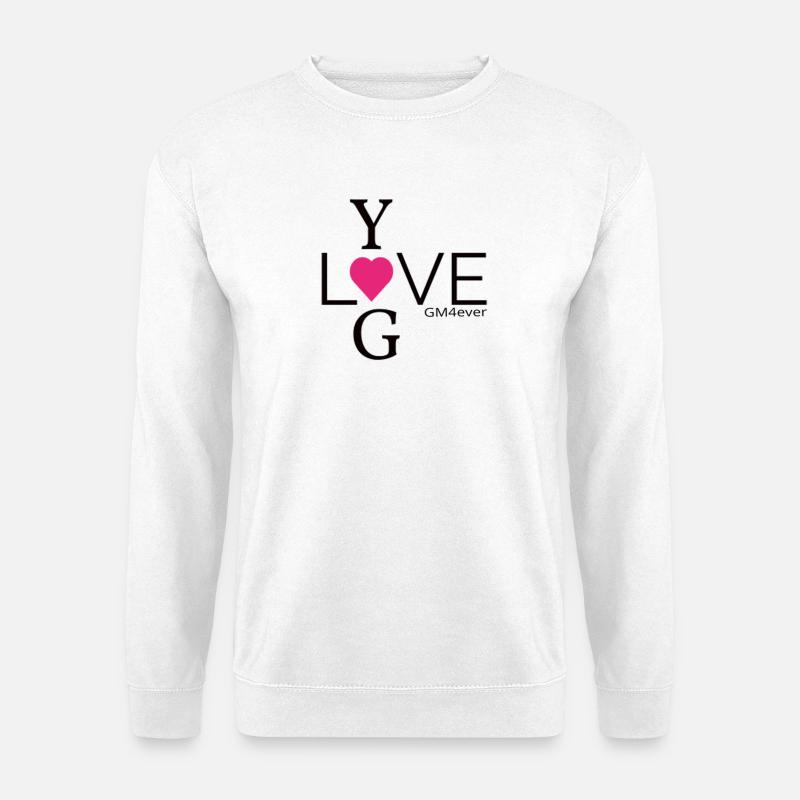 YogLove Geschenk - Unisex Pullover - Weiß