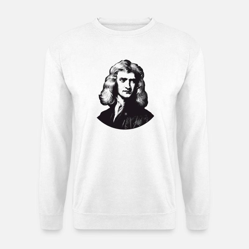 Isaac Newton - Unisex Pullover - Weiß