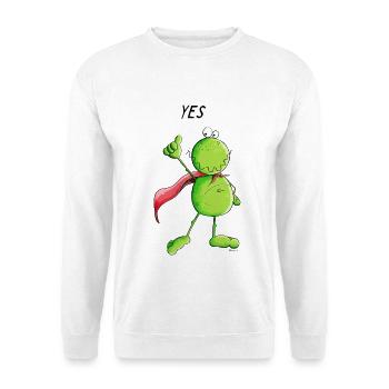 Super Frog - Frogs - Comic - Cartoon - Unisex Sweatshirt - white - Front