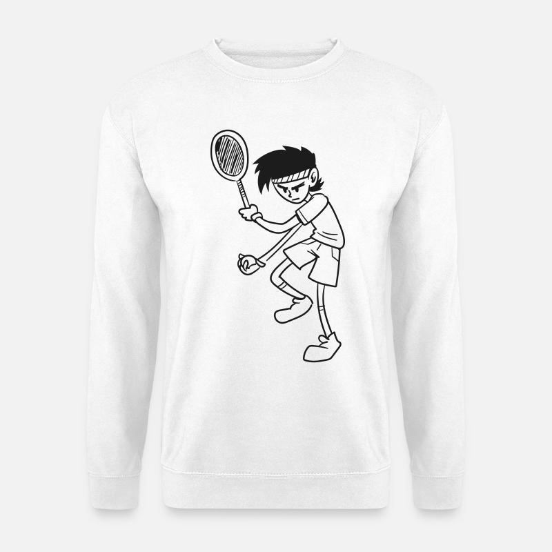 Tennisspieler - Unisex Pullover - Weiß