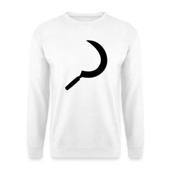 Sickle shadow image - Unisex Sweatshirt - white - Front