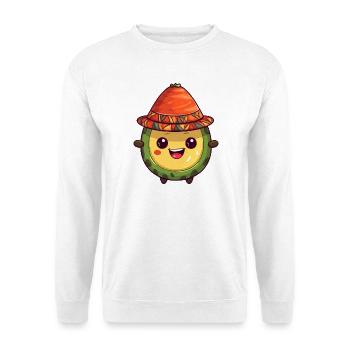 Avocado mit Mütze - Peru Mexiko - Unisex Pullover - Weiß - Vorne
