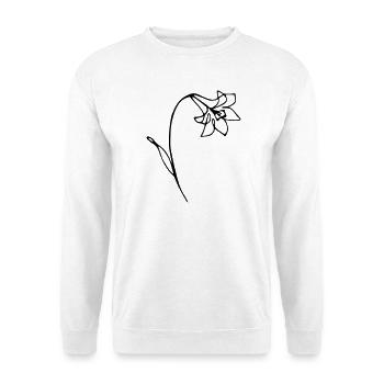 narcisse - Sweat-shirt Unisexe - blanc - Devant