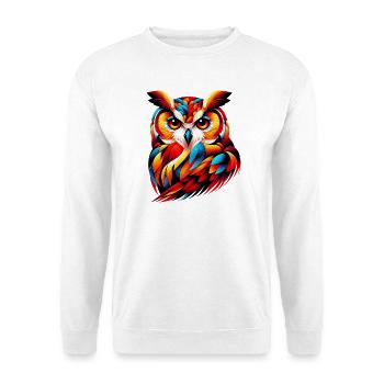 Hibou - Sweat-shirt Unisexe - blanc - Devant