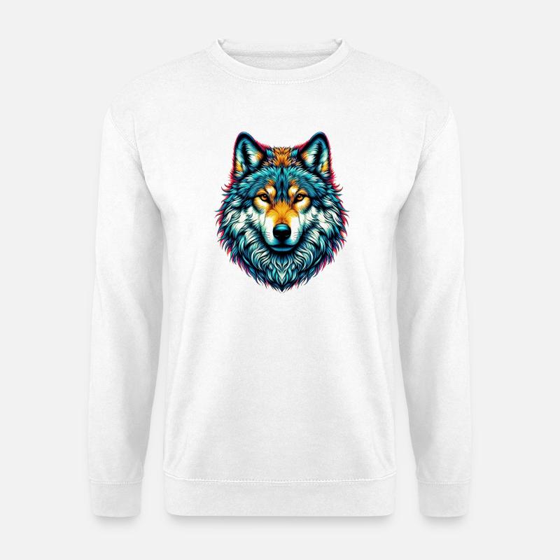 Wolf - Unisex Sweatshirt - white