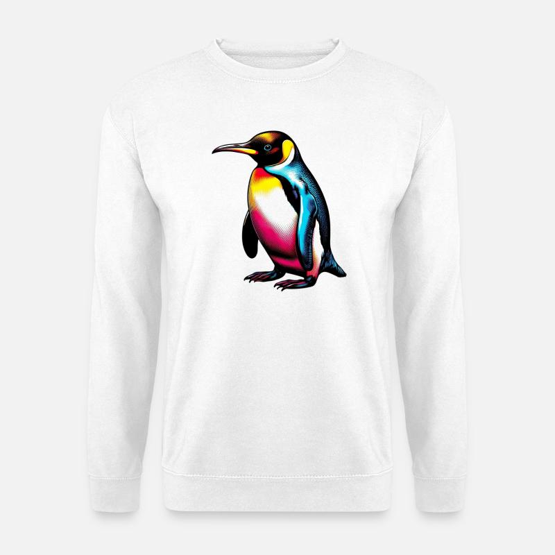 Penguin - Unisex Sweatshirt - white