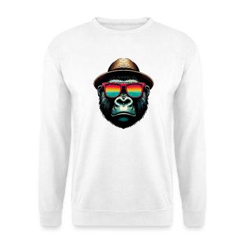 Gorilla - Unisex Sweatshirt - white - Front