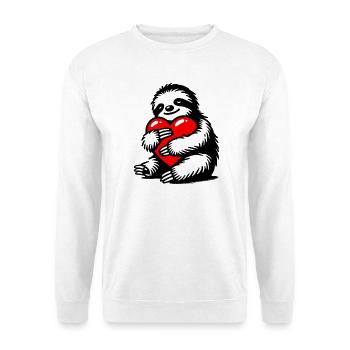 Sloth - Unisex Sweatshirt - white - Front