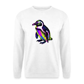 Pingouin - Sweat-shirt Unisexe - blanc - Devant