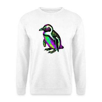 Pingouin - Sweat-shirt Unisexe - blanc - Devant
