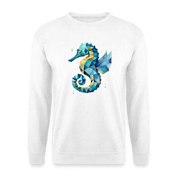 Seepferdchen – Mystische Schönheit der Meere - Unisex Pullover - Weiß - Vorne