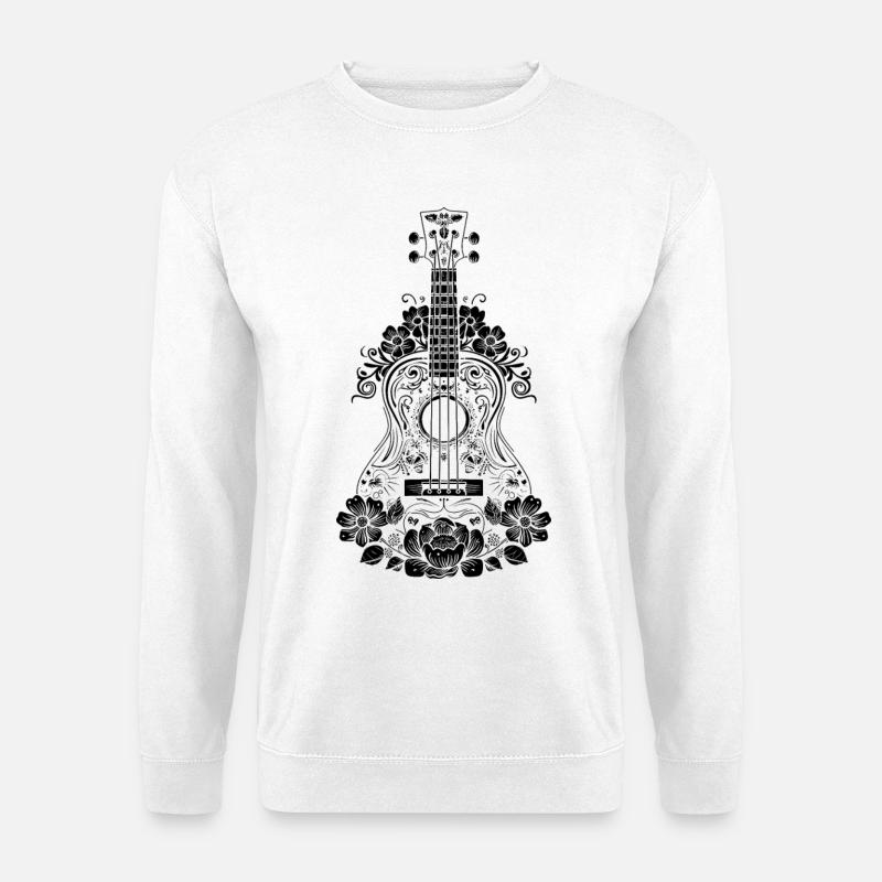 Ukulele - Unisex Sweatshirt - white
